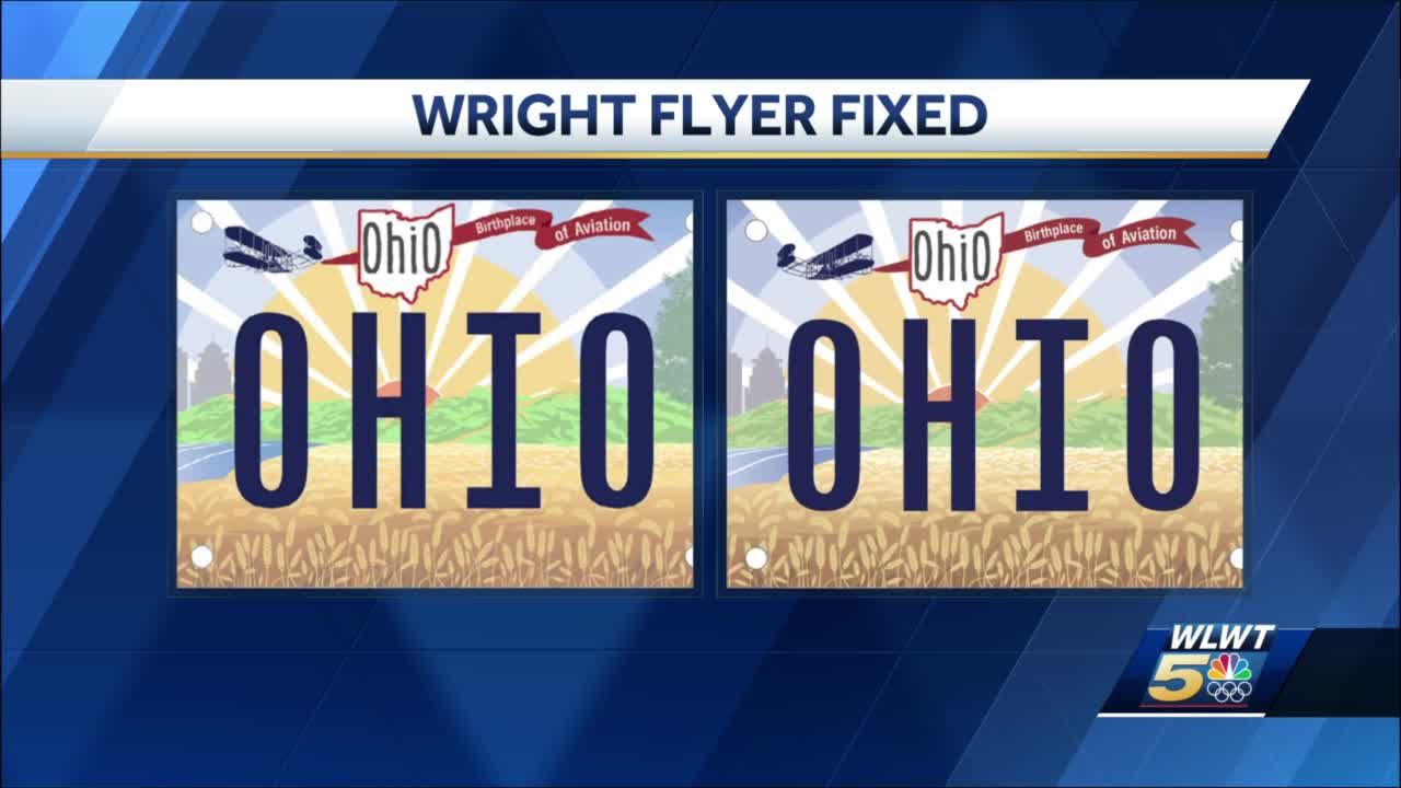 Ohio corrects Wright Brothers error on new license plate