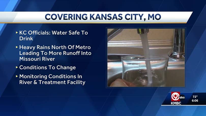 KC Water says taste change in tap water due to runoff, but it’s still safe to drink – KMBC