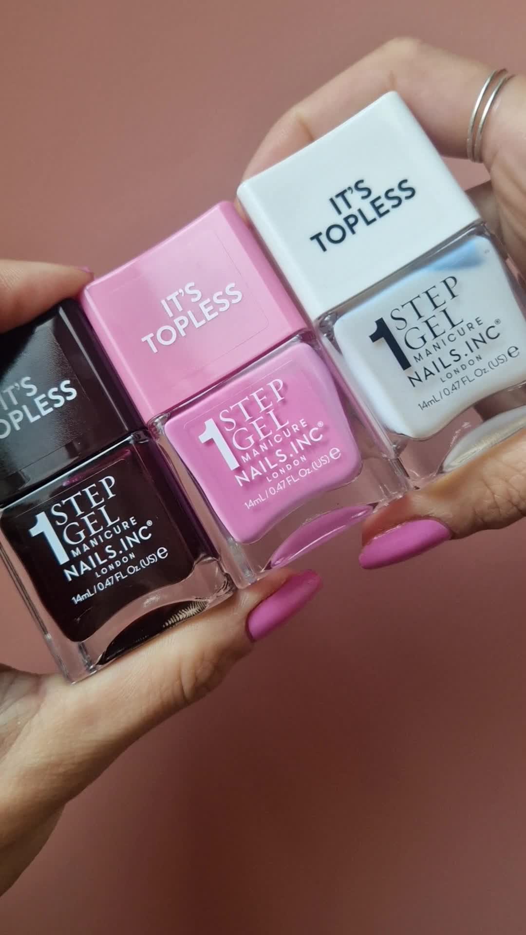 nails inc 1 step gel nail polish review