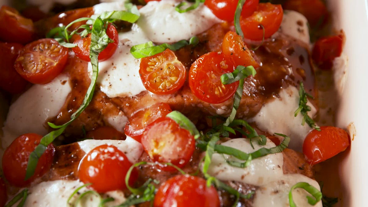 Video player poster image preview for Easy And Fancy: We Love Caprese Salmon