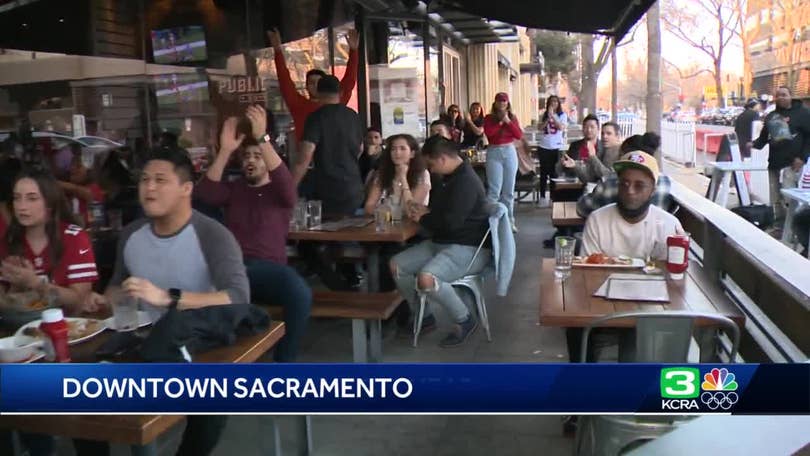 Sacramento 49ers and Rams fans flock to Los Angeles for NFC Cham