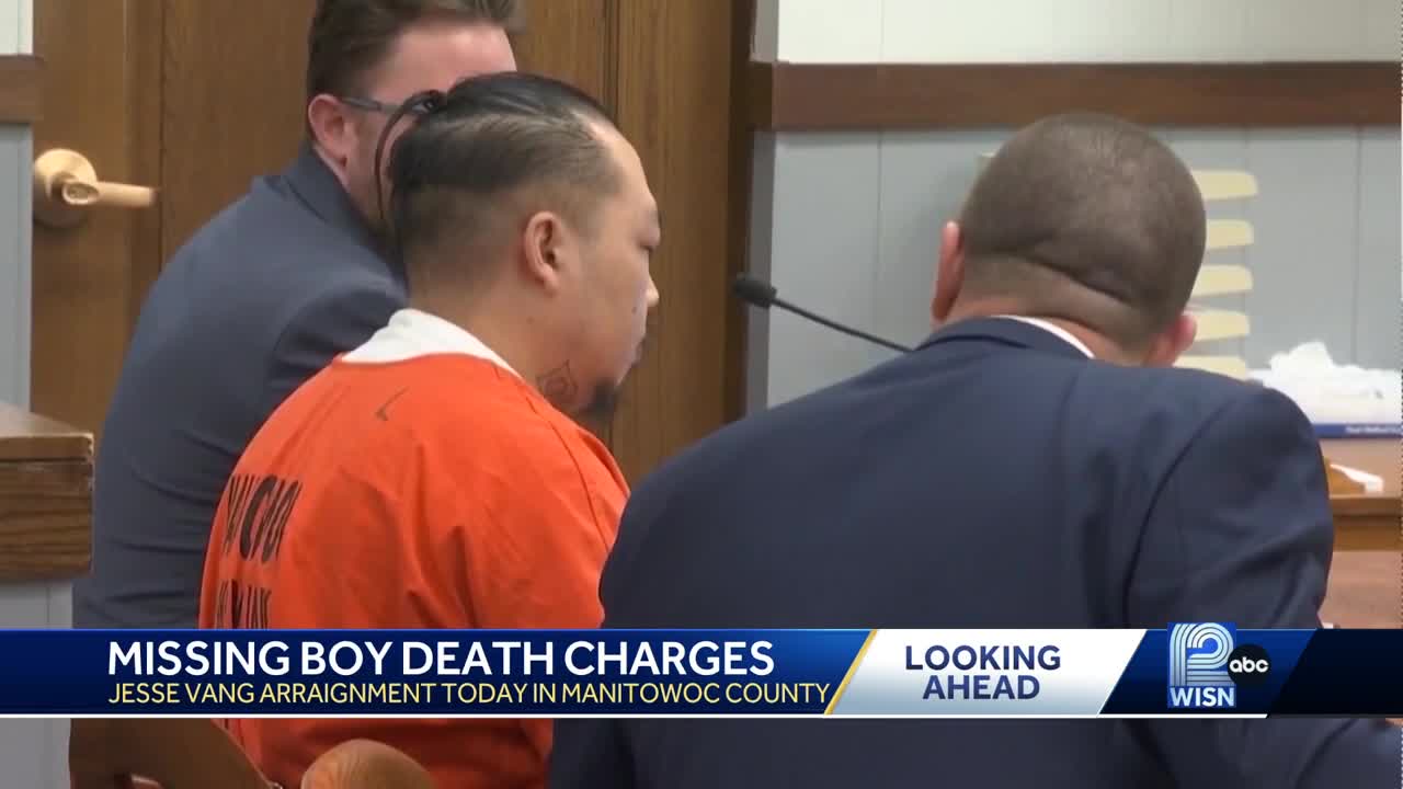 Jesse Vang faces new charges in the tragic death of Elijah Vue, a 3-year-old found dead in Manitowoc County.