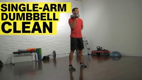 preview for Single-Arm Dumbbell Clean