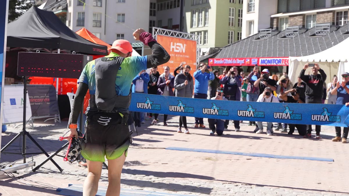 fotografía compartida por aleksandr sorokin en instagram de su récord del mundo de 100 kilómetros
