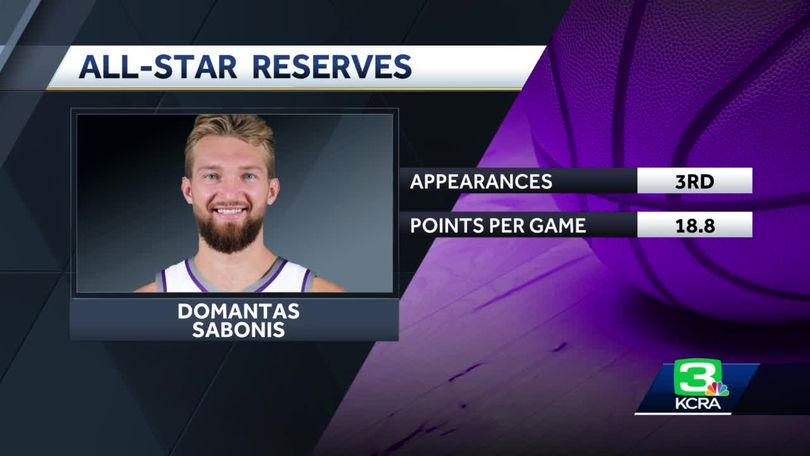 Sacramento Kings basketball player Domantas Sabonis named All-Star