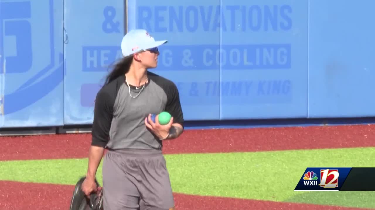 She's up! Whitmore 1st woman to start Atlantic League game