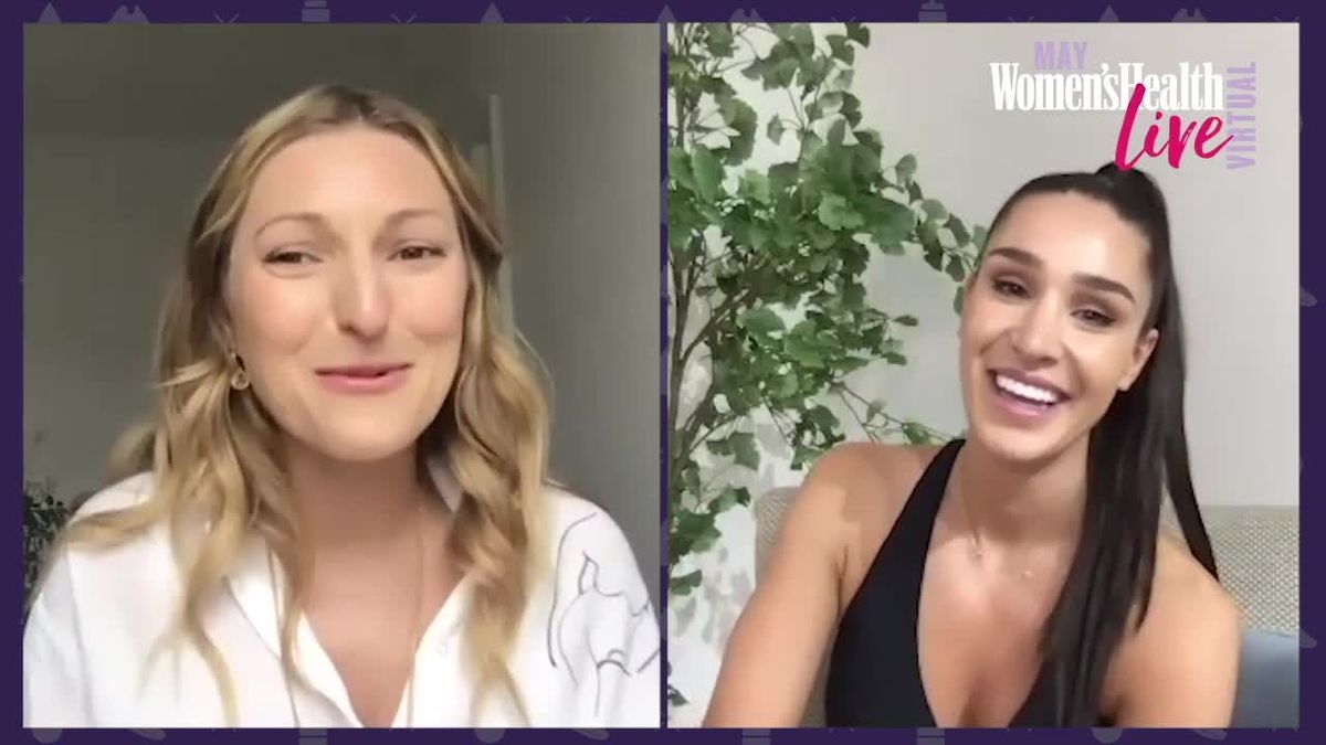 preview for Kayla Itsines Interview Talking At-Home Fitness, Food & Workouts | Women's Health Live Virtual Q&A