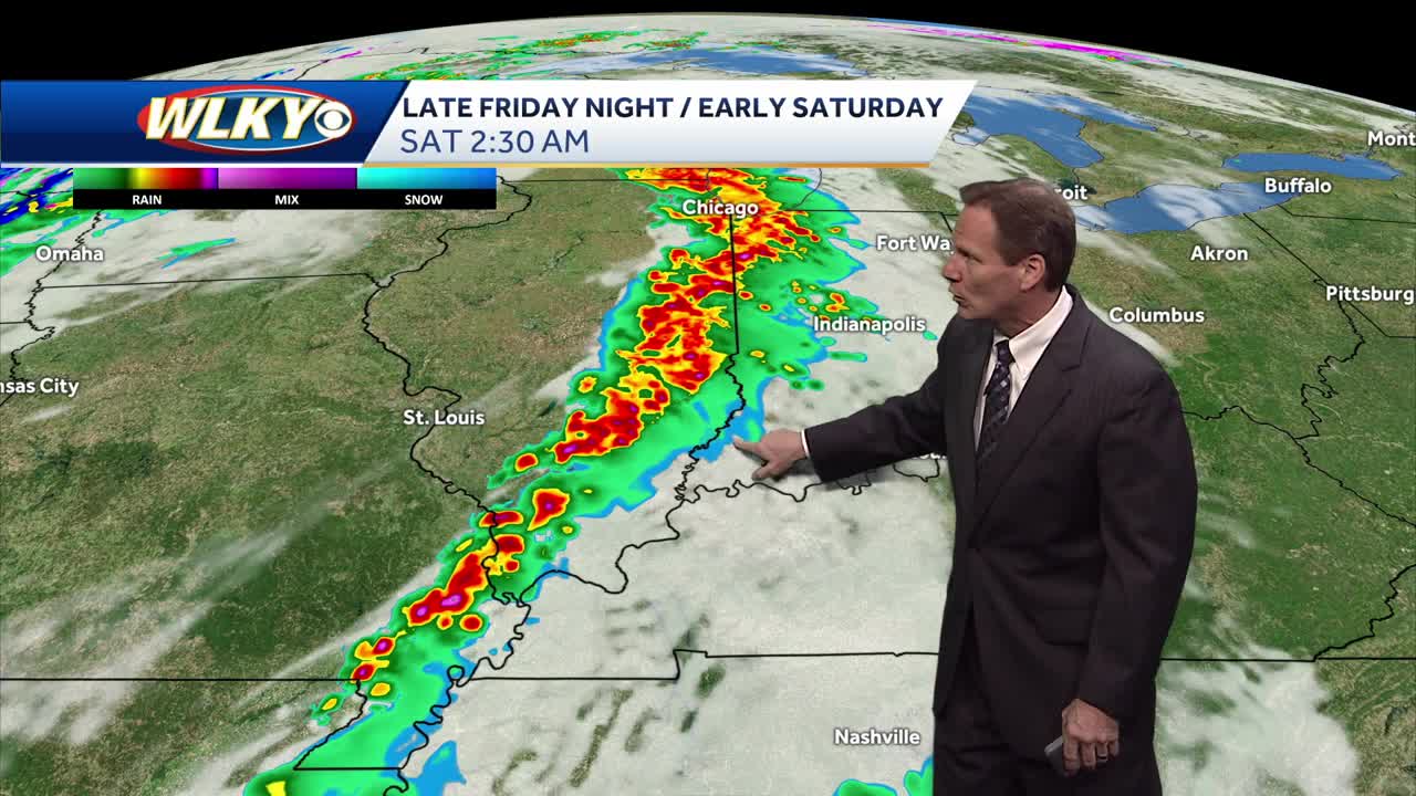 Tracking the threat for strong to severe storms