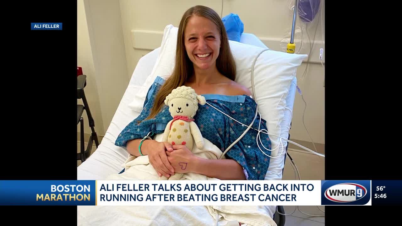 Ali Feller getting back into running after beating cancer
