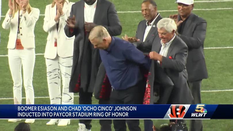 Bengals induct Curtis, Anderson into Ring of Honor at Paycor