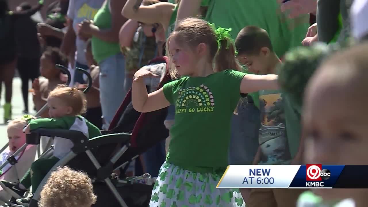 Hundreds turn out for Shawnee's first St. Patrick's Parade in 3