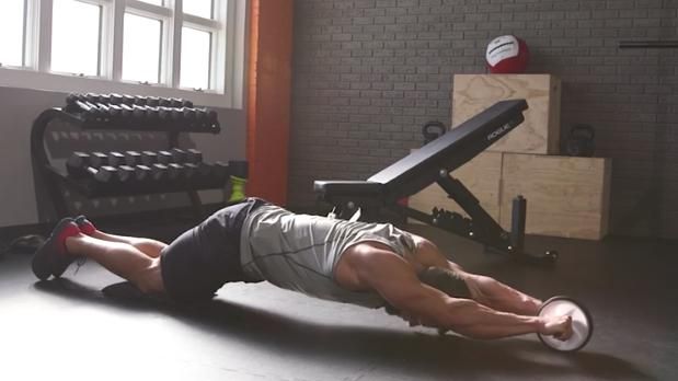 ABS TRAINING TIP: When done properly the ab roller is a great movement to  strengthen the core and develop the abs, but most people unknowingly let