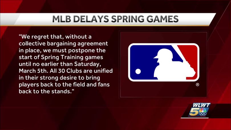 Spring training postponed as MLB lockout continues
