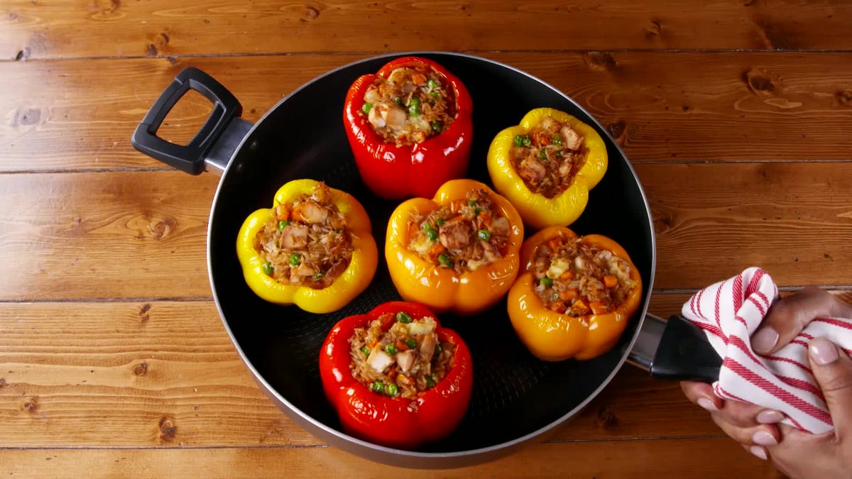preview for These Fried Rice Stuffed Peppers Are The Things Of Dreams