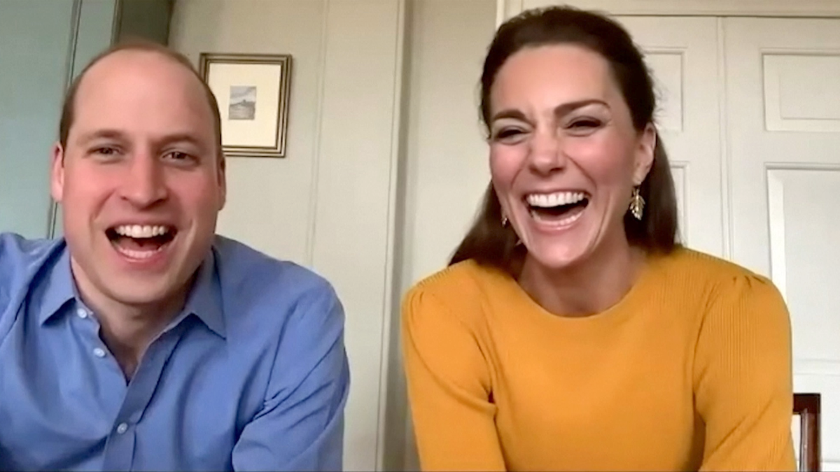 preview for Prince William and Kate Middleton Surprise U.K. Primary School With a Video Call