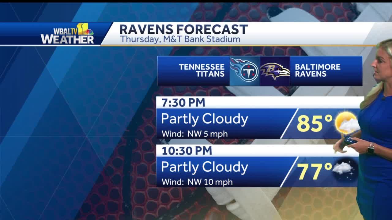 WBAL-TV 11 Baltimore - Tonight's (Monday) Baltimore Ravens game