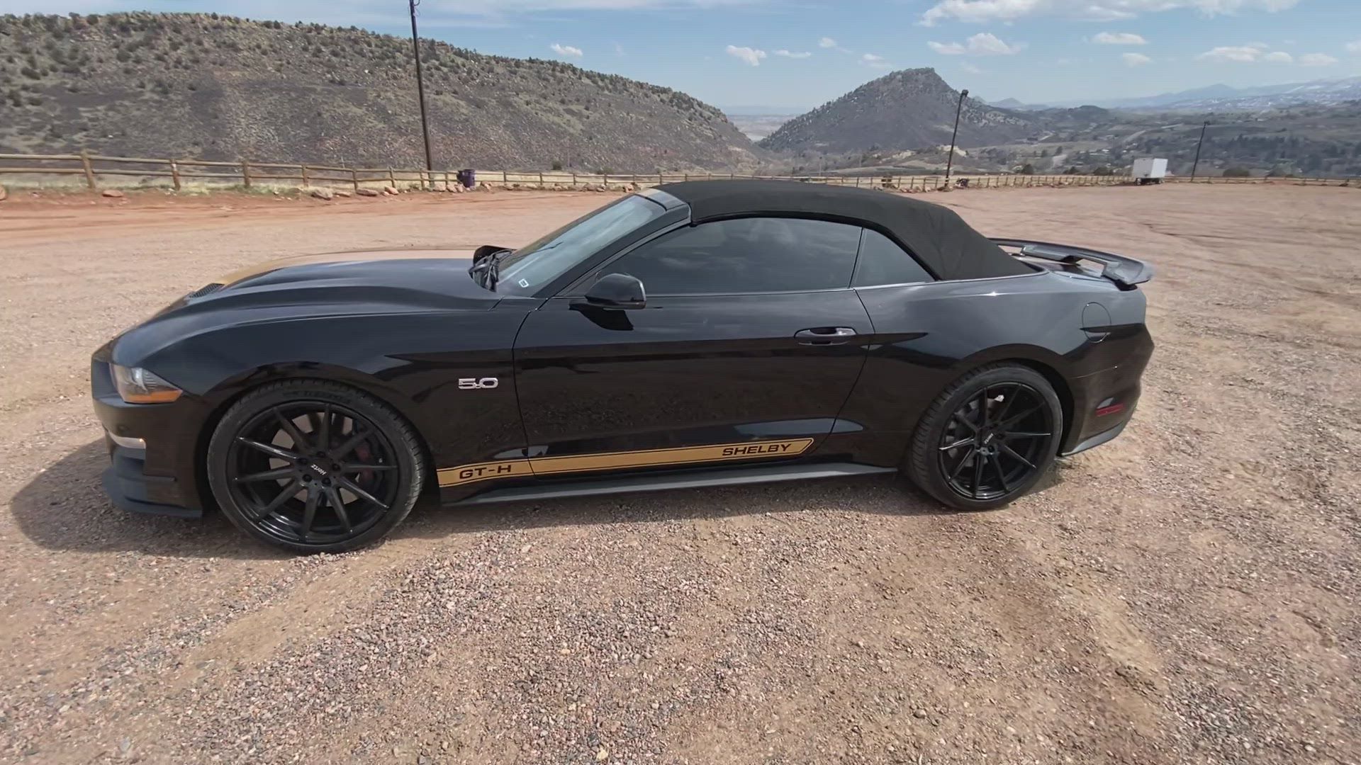 Supercharged 2022 Ford Mustang Shelby GT-H Convertible for sale on 