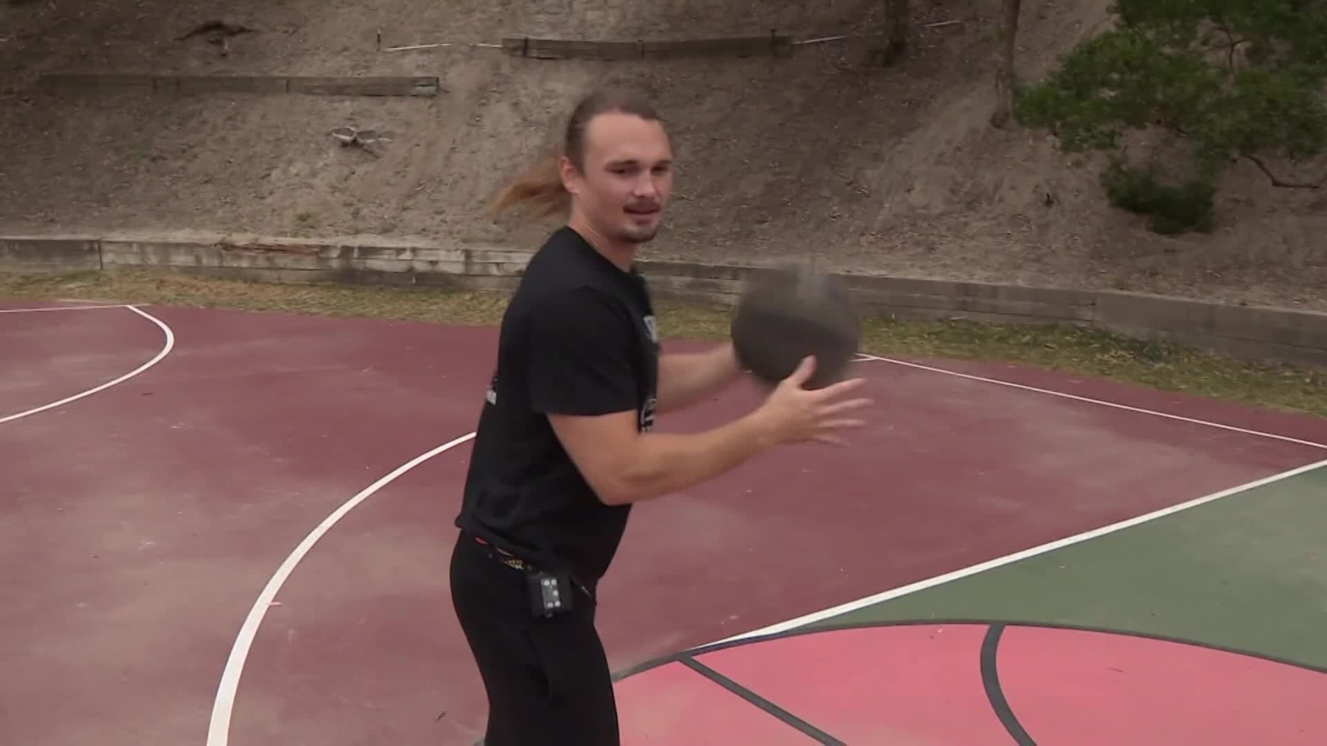 Man with Down Syndrome goes viral for his basketball skills