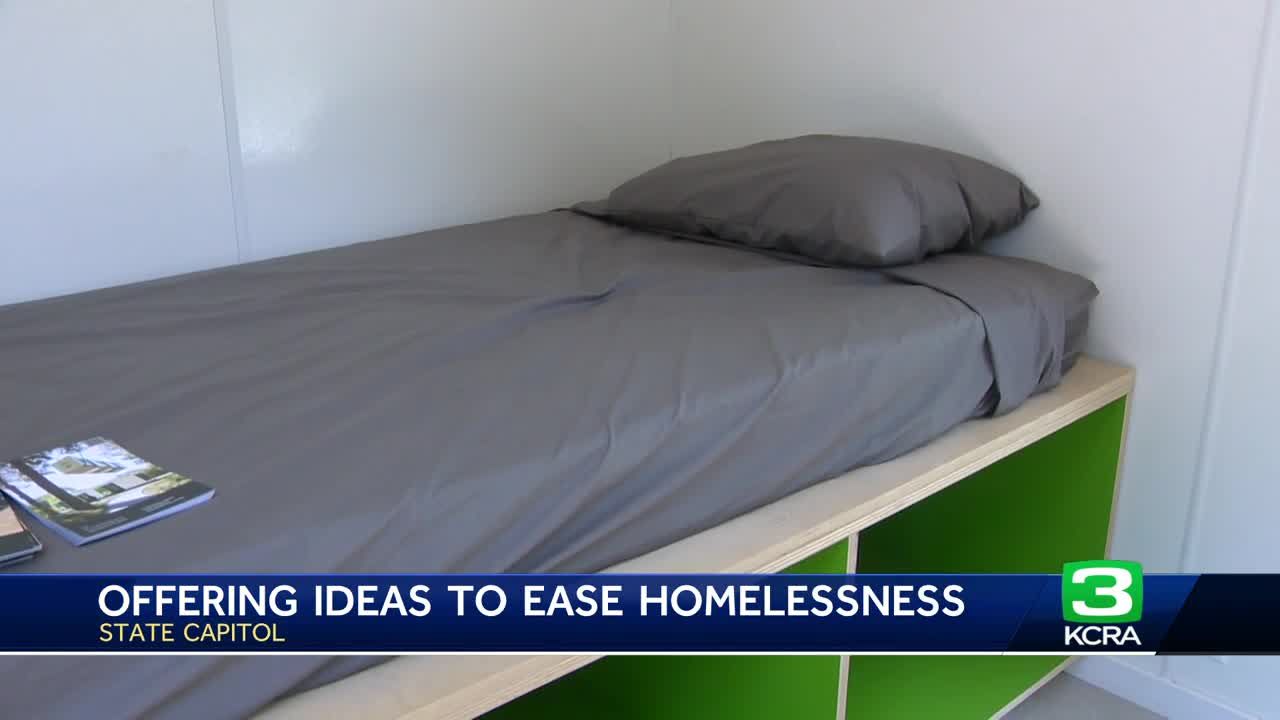 California company shows off new homes to help homeless