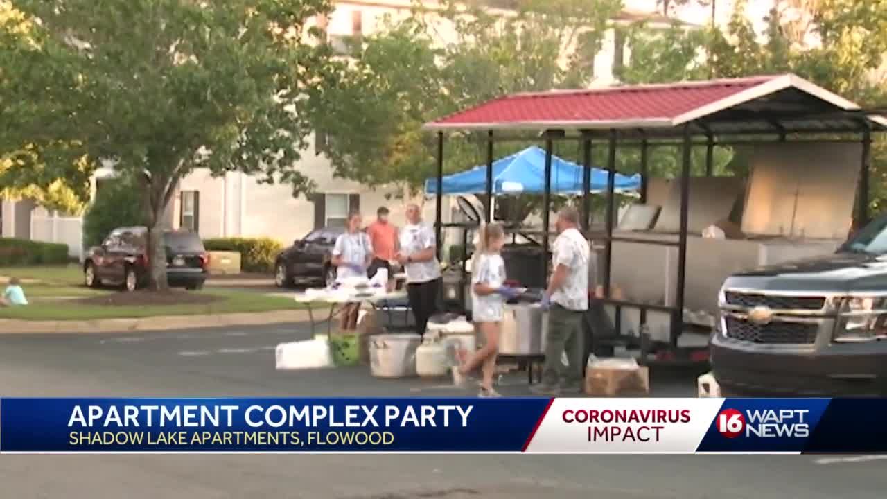 Apartment Complex Has Party While Obeying Social Distancing Guidelines