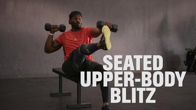 Seated upper body workout with weights hot sale