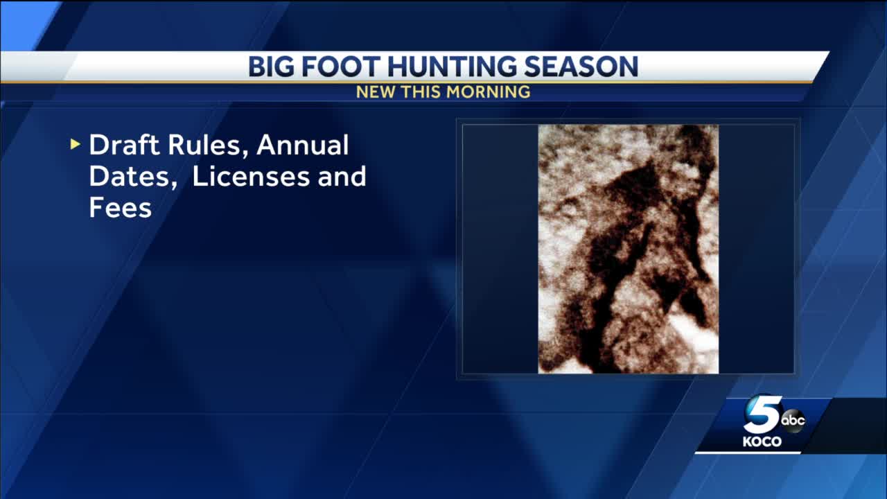 Oklahoma lawmaker introduces bill to establish Bigfoot hunting season