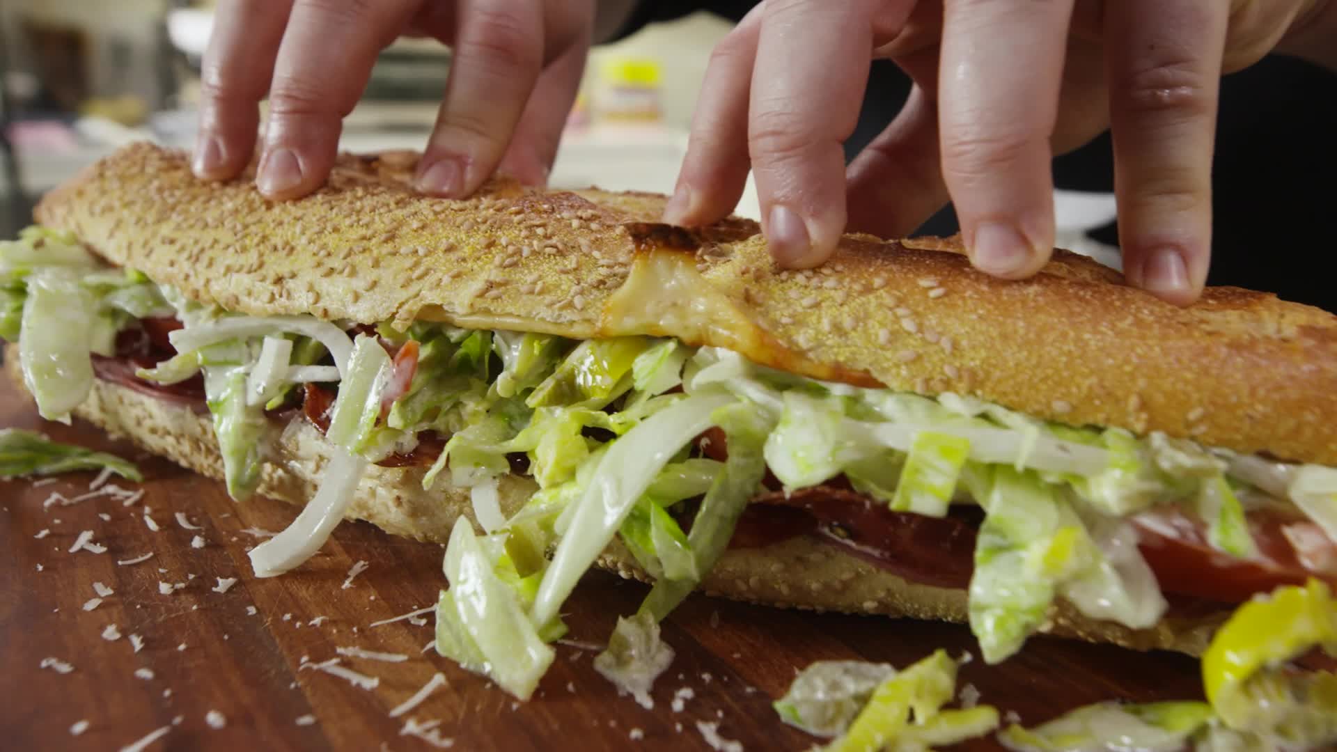 The Grinder Salad Sandwich Is Going Viral On TikTok For A Reason