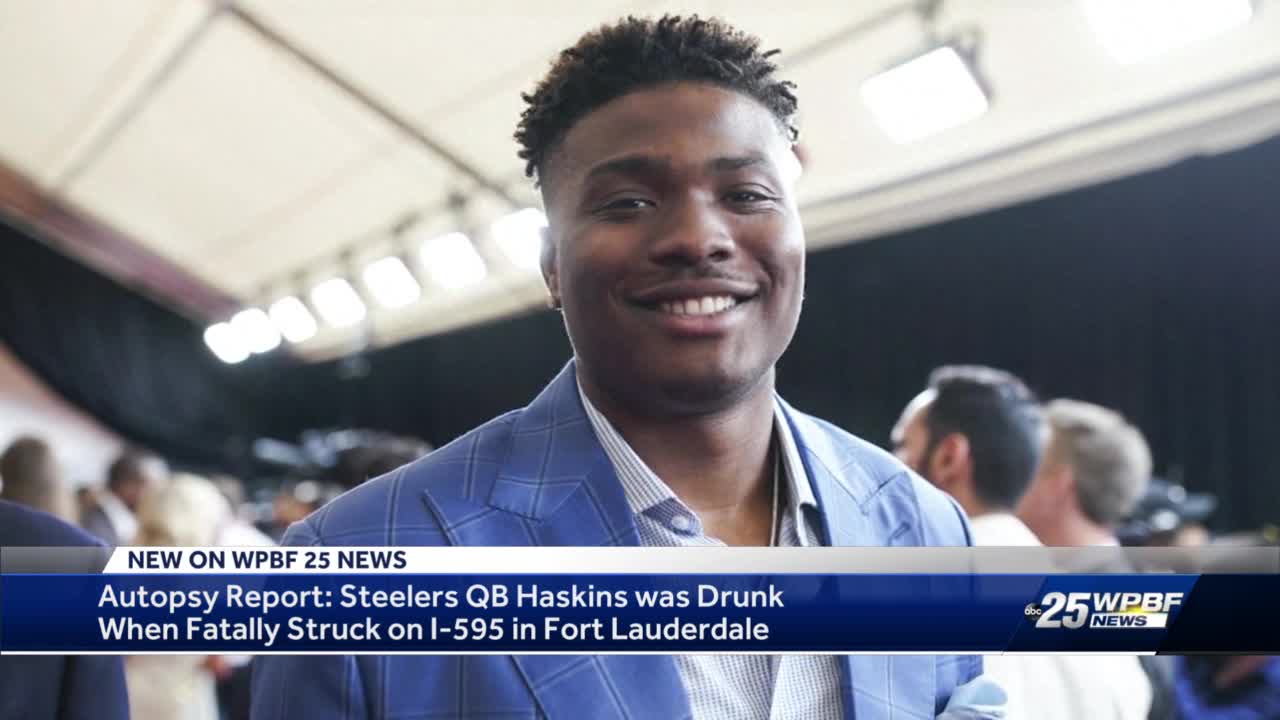 Pittsburgh Steelers QB Dwayne Haskins was drunk when fatally struck,  autopsy shows