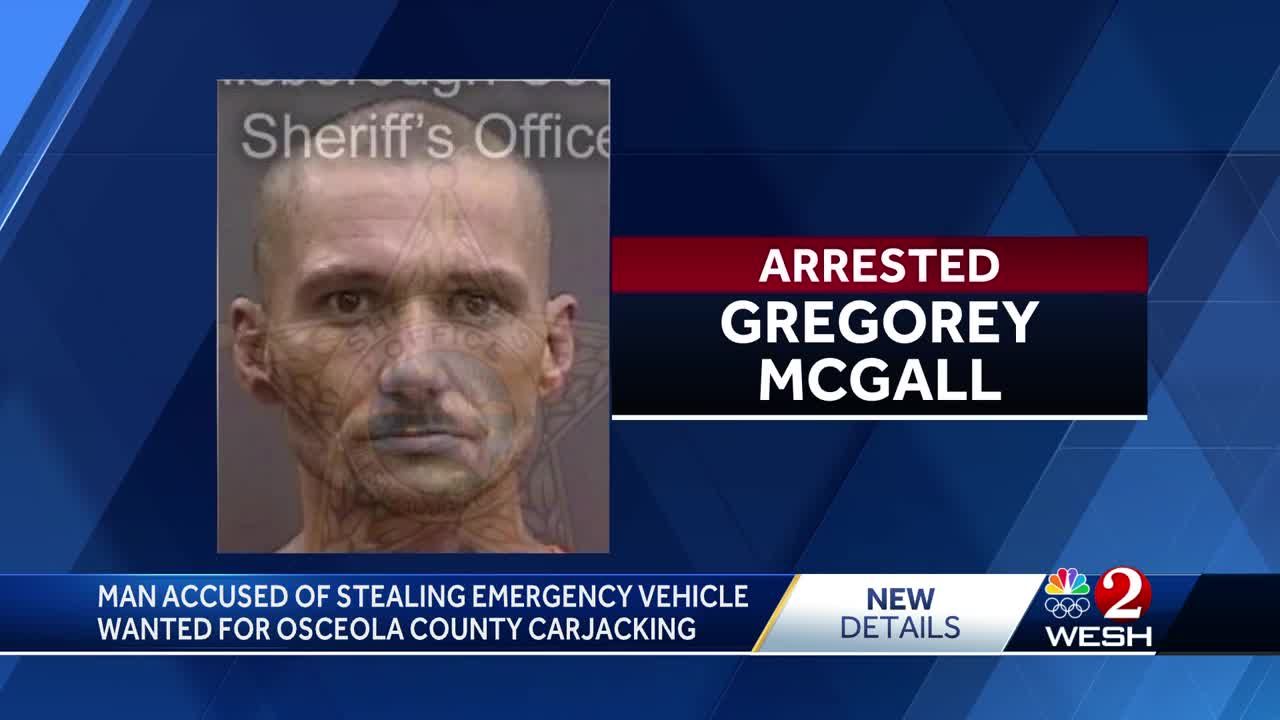Officials: Man accused of stealing ambulance service vehicle had carjacking warrant out of Osceola County
