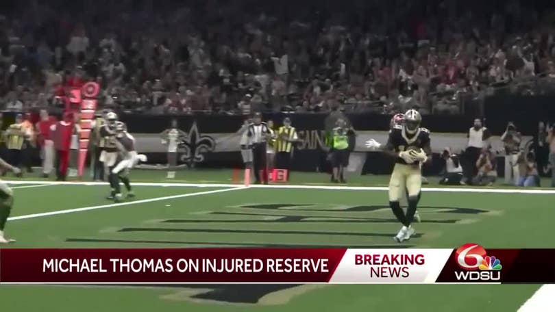 Saints' Wide Receiver Michael Thomas To Go On Injured Reserve