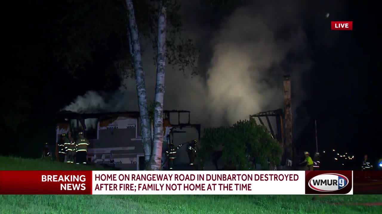 Home in Dunbarton a total loss after fire