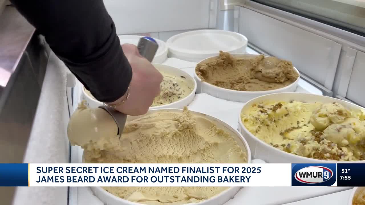 Super Secret Ice Cream named finalist for 2025 James Beard award for outstanding bakery