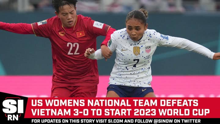 U.S. women's national soccer team starts World Cup with 3-0 win over Vietnam