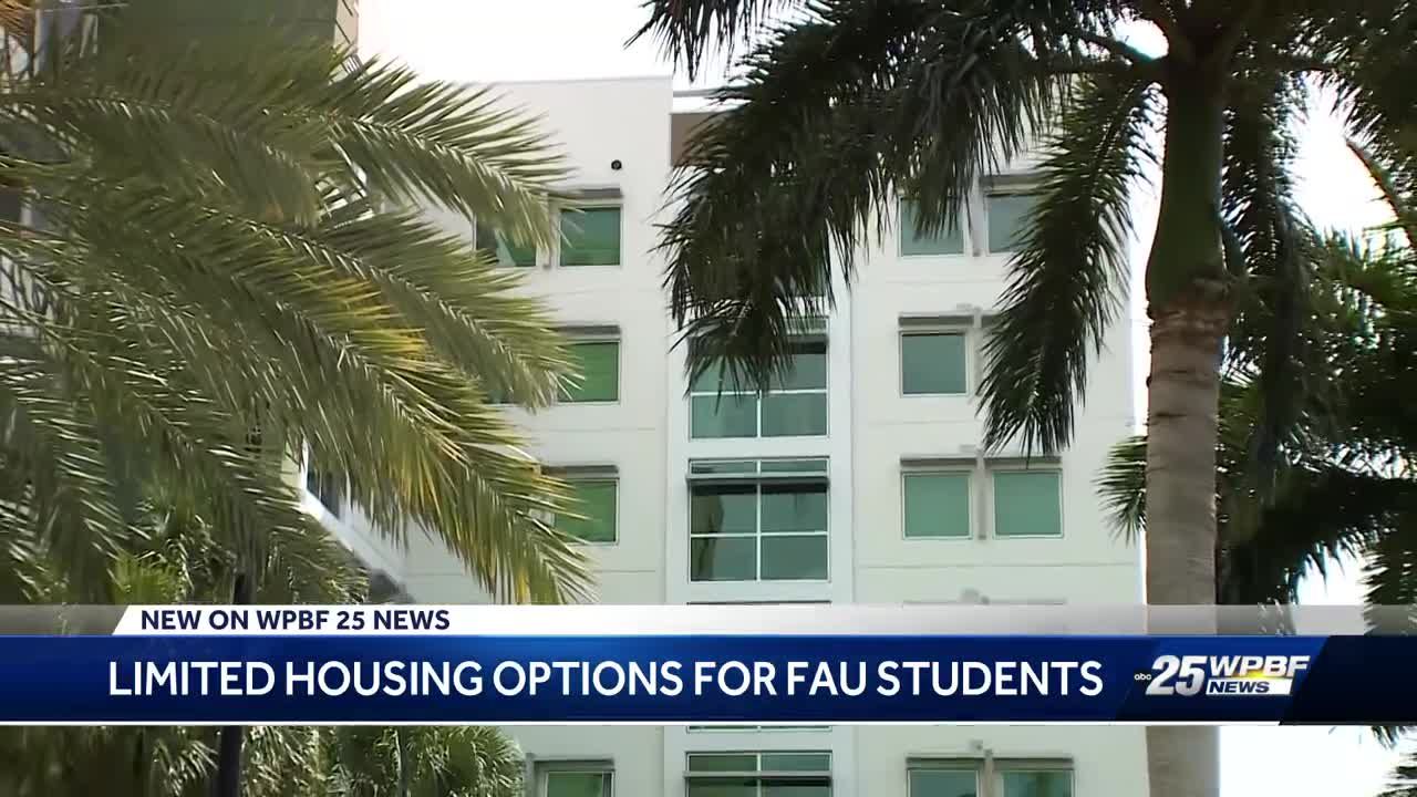 Florida Atlantic University student expresses concerns over limited on-campus housing