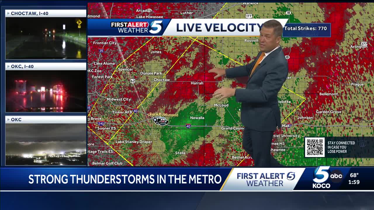 Severe weather update 2:15 a.m. May 18 2025