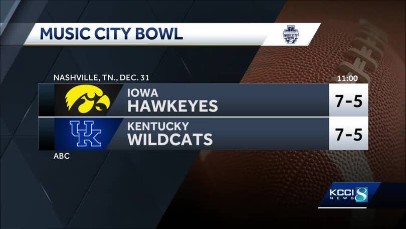 Score updates Kentucky vs Iowa college football Citrus Bowl