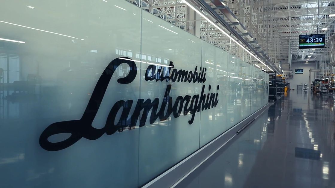 preview for The new Lamborghini factory in Sant’Agata Bolognese - production site doubled, incorporating cutting-edge technologies