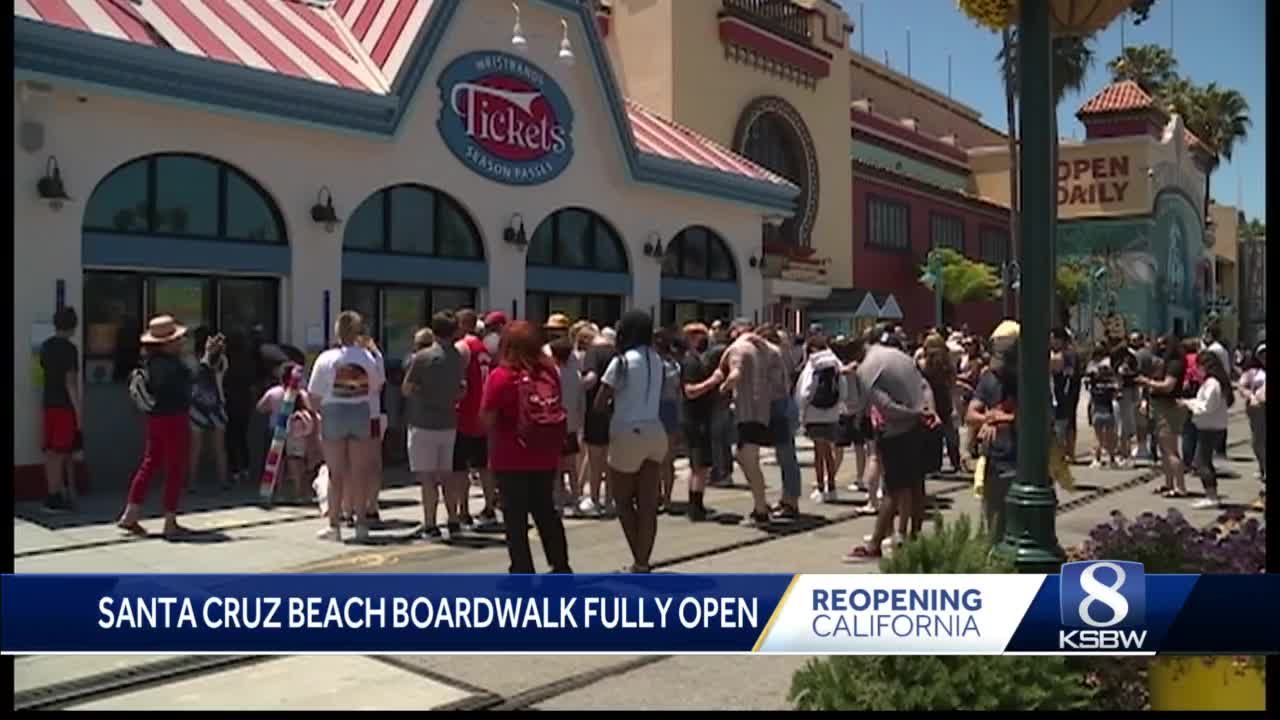 Santa Cruz Beach Boardwalk reopens to all visitors with no