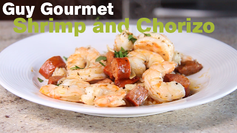 preview for Make Amazing Shrimp and Chorizo