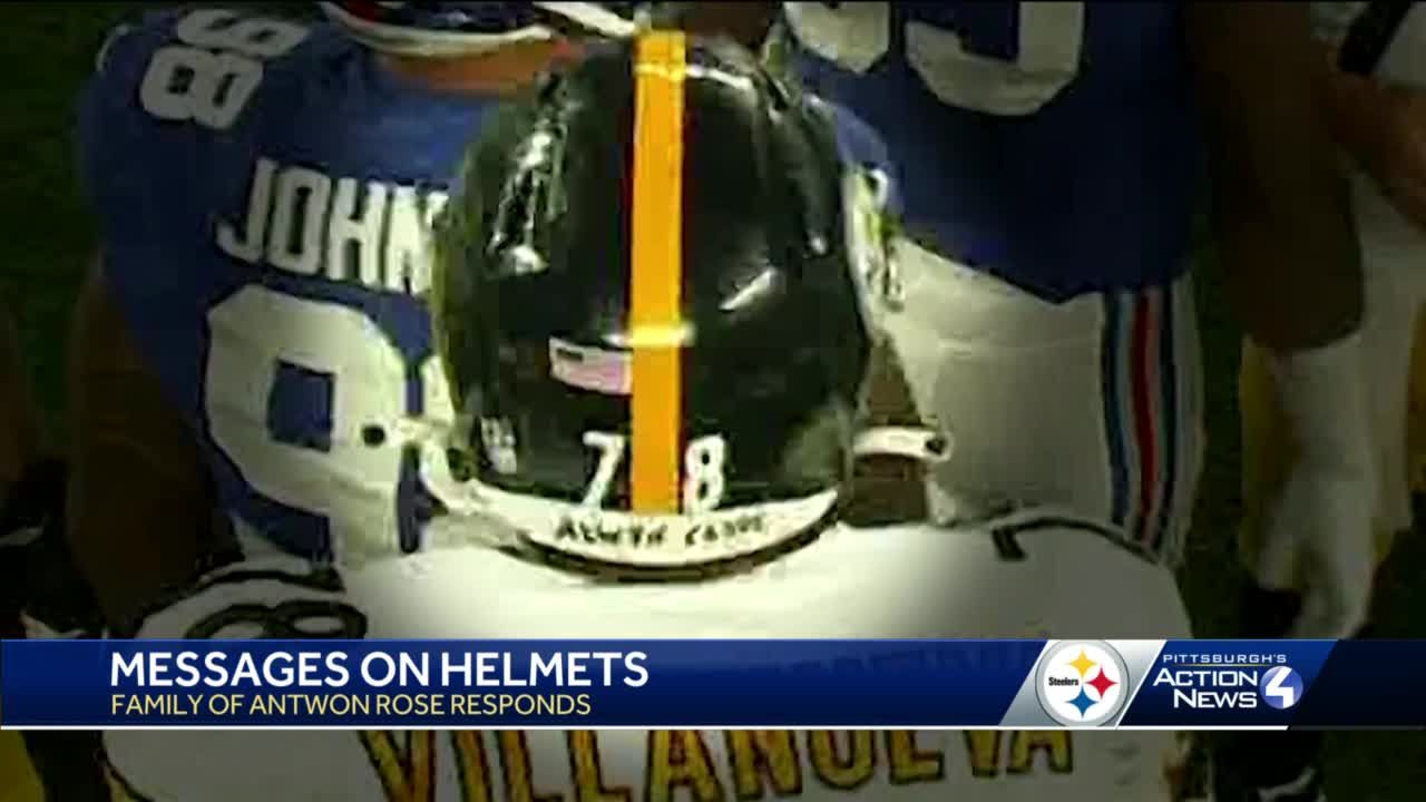 steelers antwon rose helmet