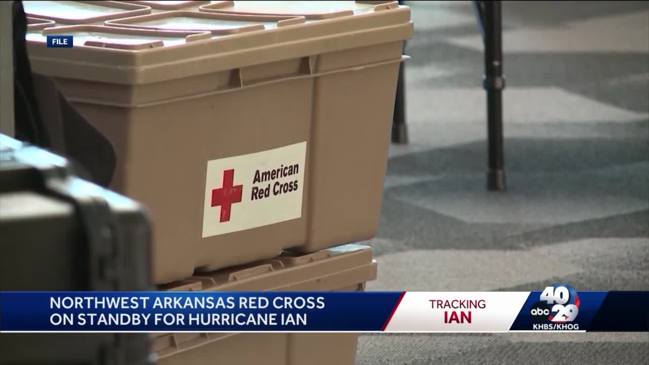 Northwest Arkansas Red Cross on standby for Hurricane Ian