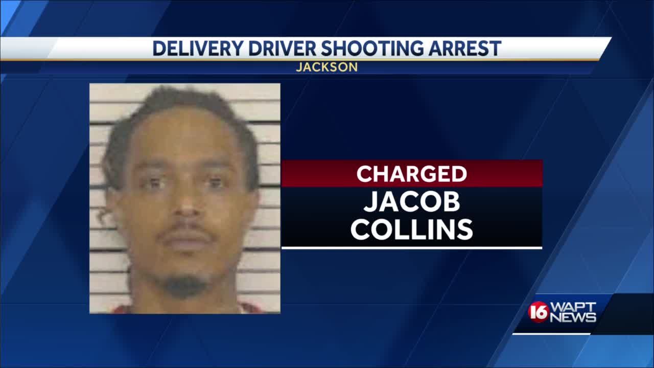Man arrested in shooting of delivery driver