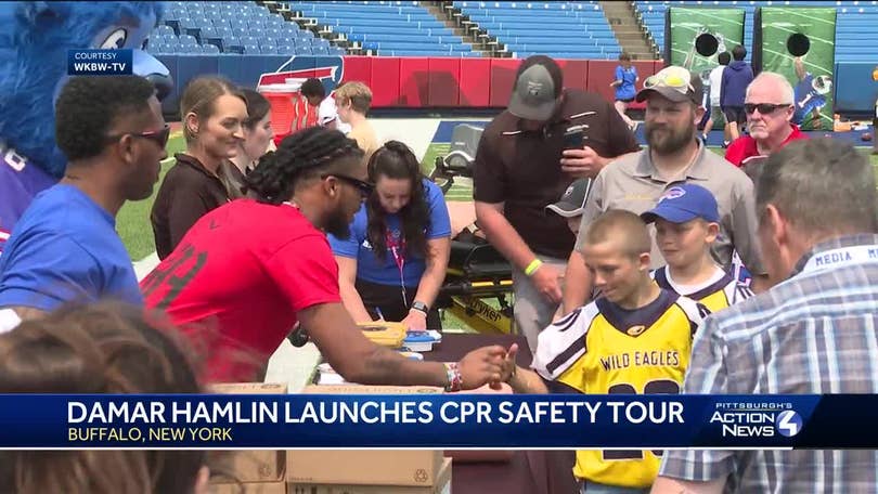 Buffalo Bills safety Damar Hamlin launches CPR Tour