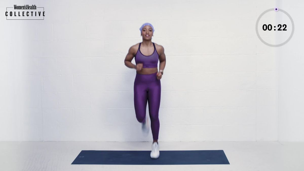 preview for 30-minute upper-body 100-rep challenge with Amanda Ngonyama