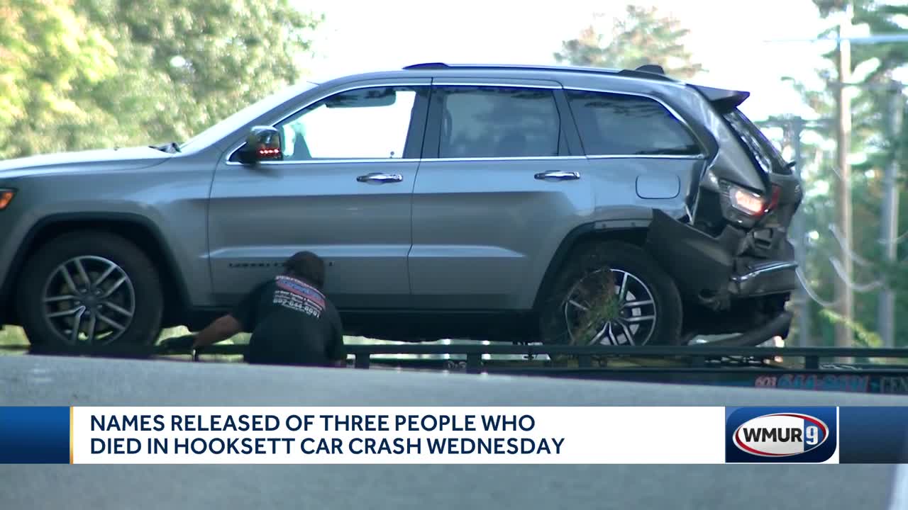 Names released of 3 family members killed in Hooksett crash