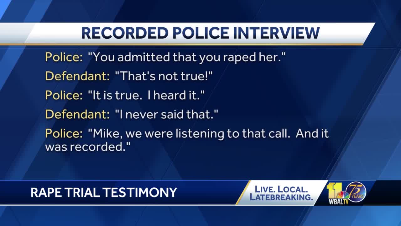 Police interview video played in Browning rape trial