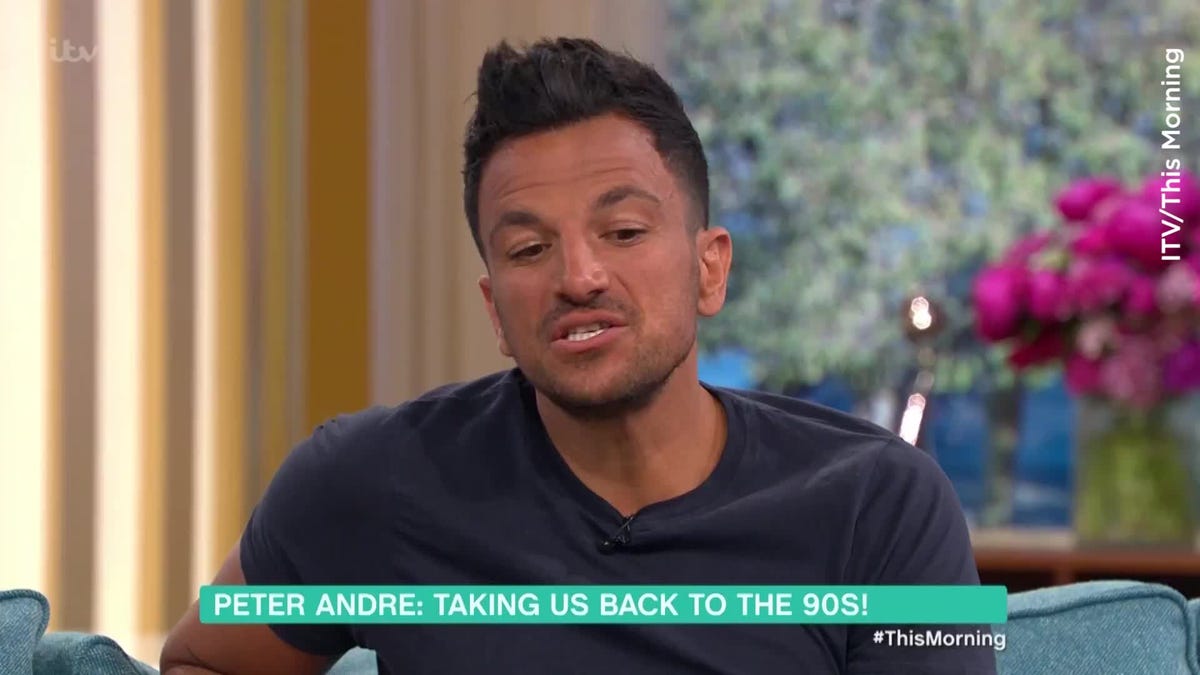 Peter Andre dubs his own songs “shocking” ahead of nostalgic tour