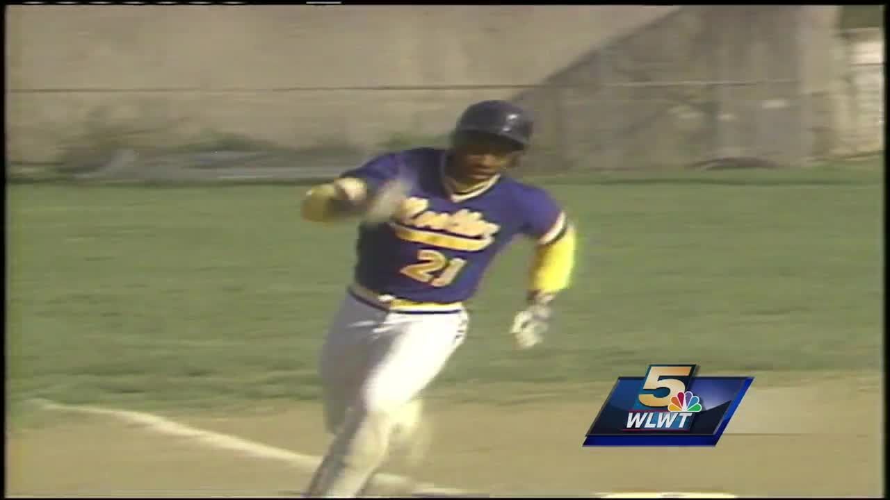 Ken Griffey Jr 24 Archbishop Moeller High School Crusaders Gray