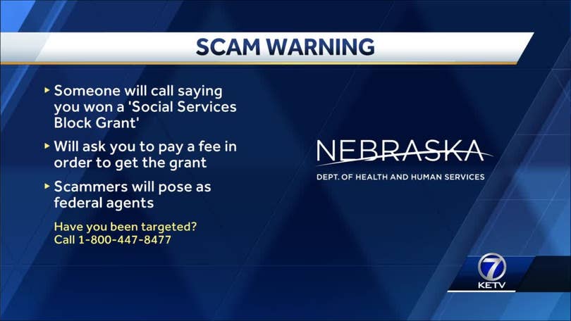 DHHS warning Nebraskans of Social Services Block Grant scam