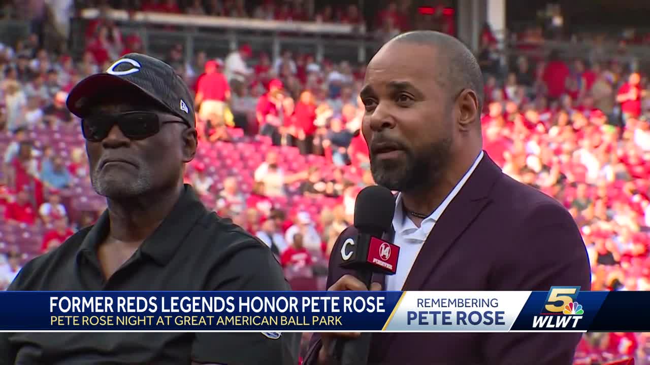 Reds celebrate Pete Rose Night at Great American Ball Park